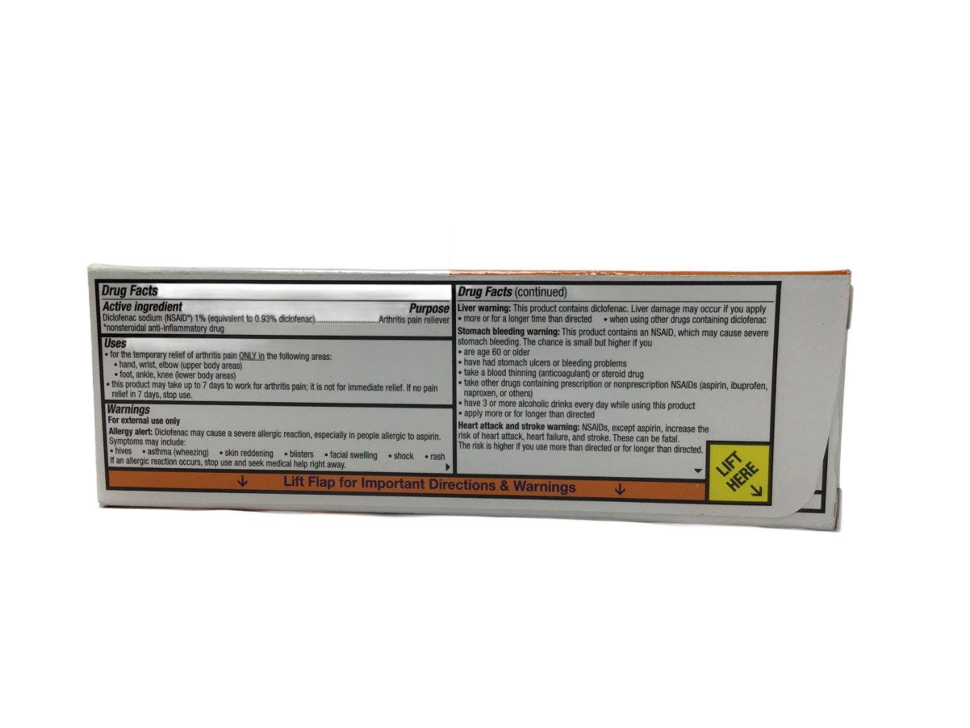 Voltaren Voltaren Arthritis Pain Diclofenac Sodium Topical Gel, 1% (NSAID), 50 g, photo 2
