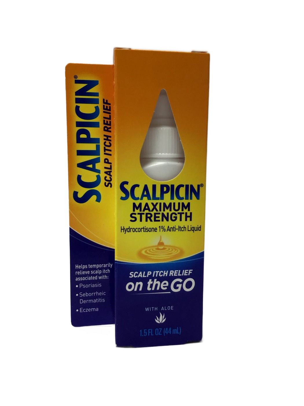 Scalpicin Scalpicin Maximum Strength Hydrocortisone 1% Anti-Itch Liquid Scalp Itch Relief with Aloe, 1.5 fl oz