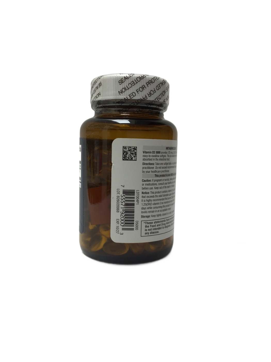 Metagenics Metagenics Vitamin D3 5000, 120 ct, photo 3