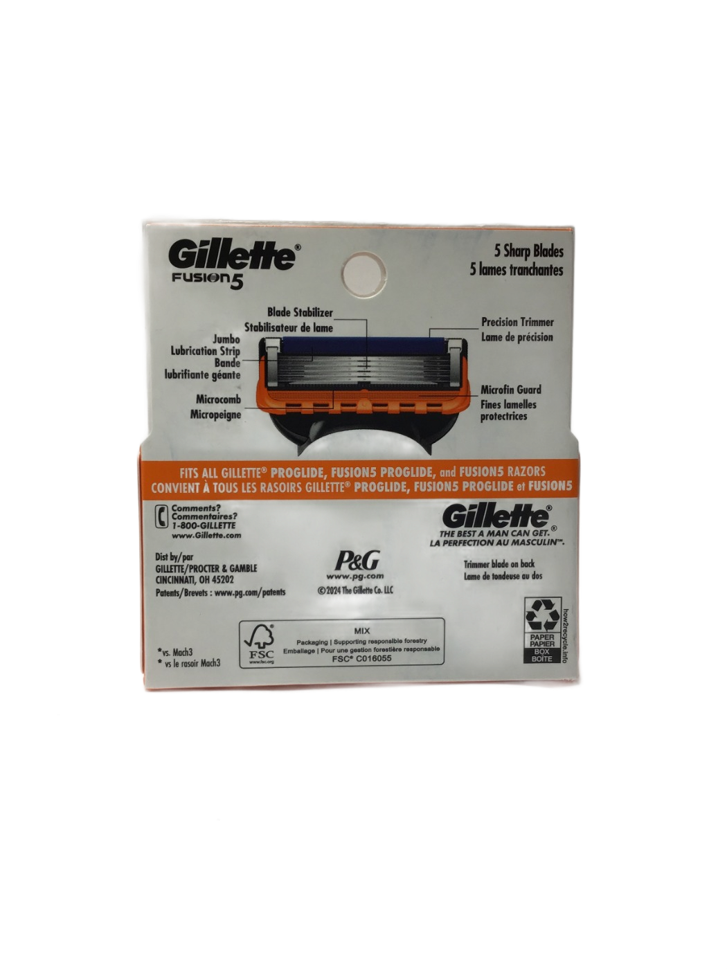 Gillette Gillette Fusion5 Cartridges, 4 ct, photo 2