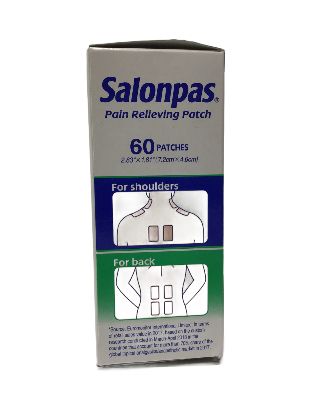 Salonpas Salonpas Pain Relieving Patch, 60 ct, photo 2