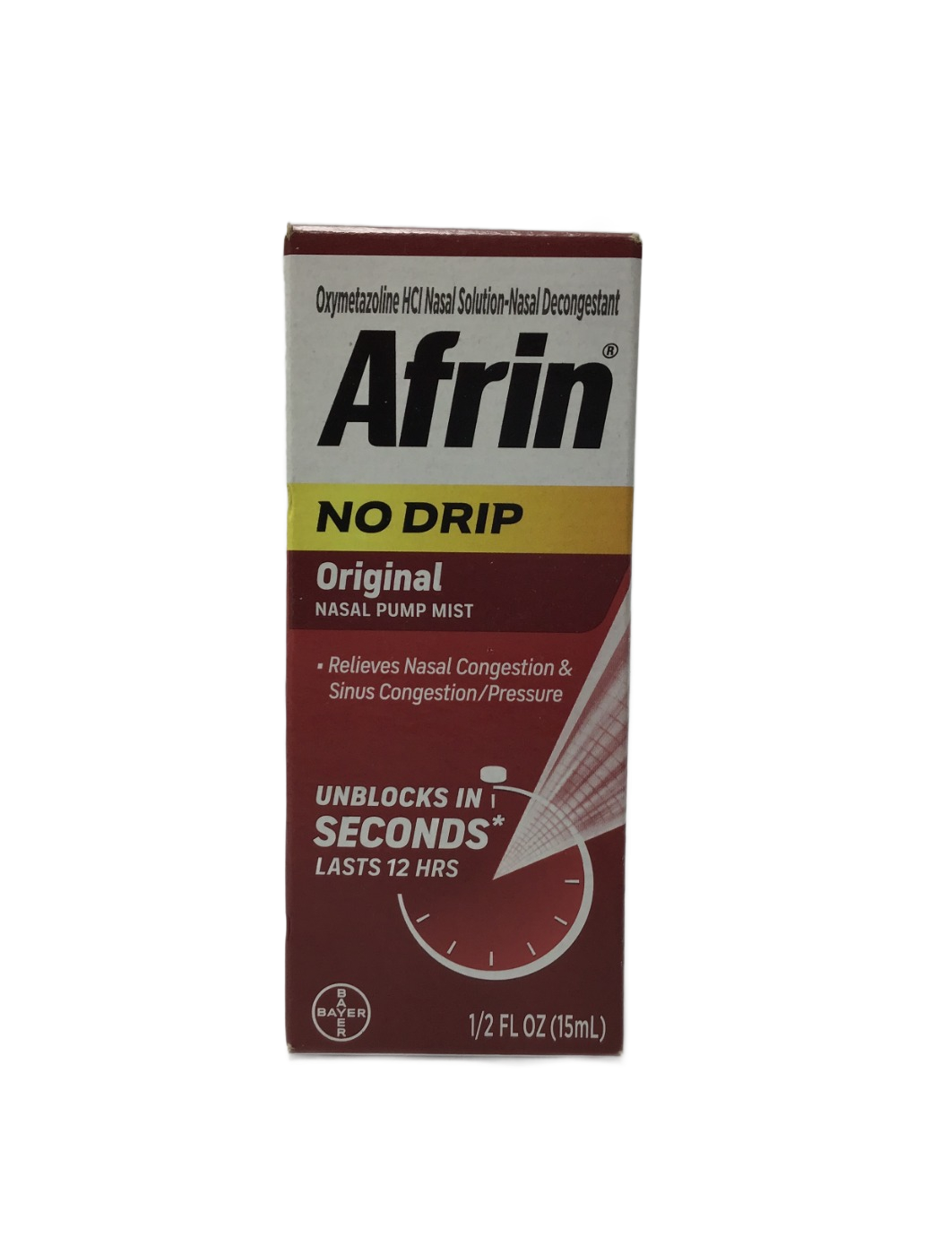 Afrin Afrin No Drip Original Nasal Pump Mist, photo 1