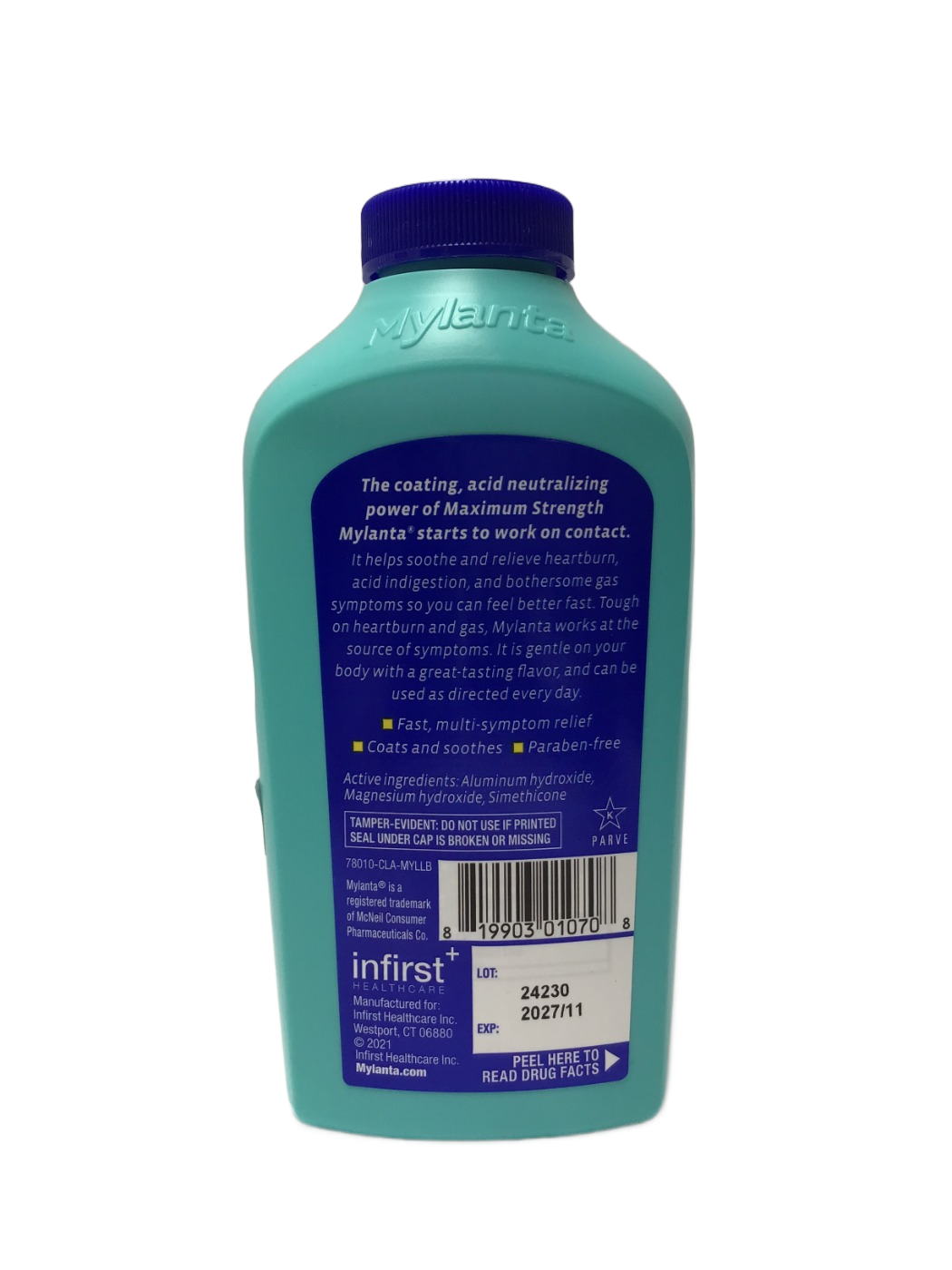 Mylanta Mylanta Maximum Strength Antacid + Anti-Gas Classic Flavor, 10 fl oz, photo 2