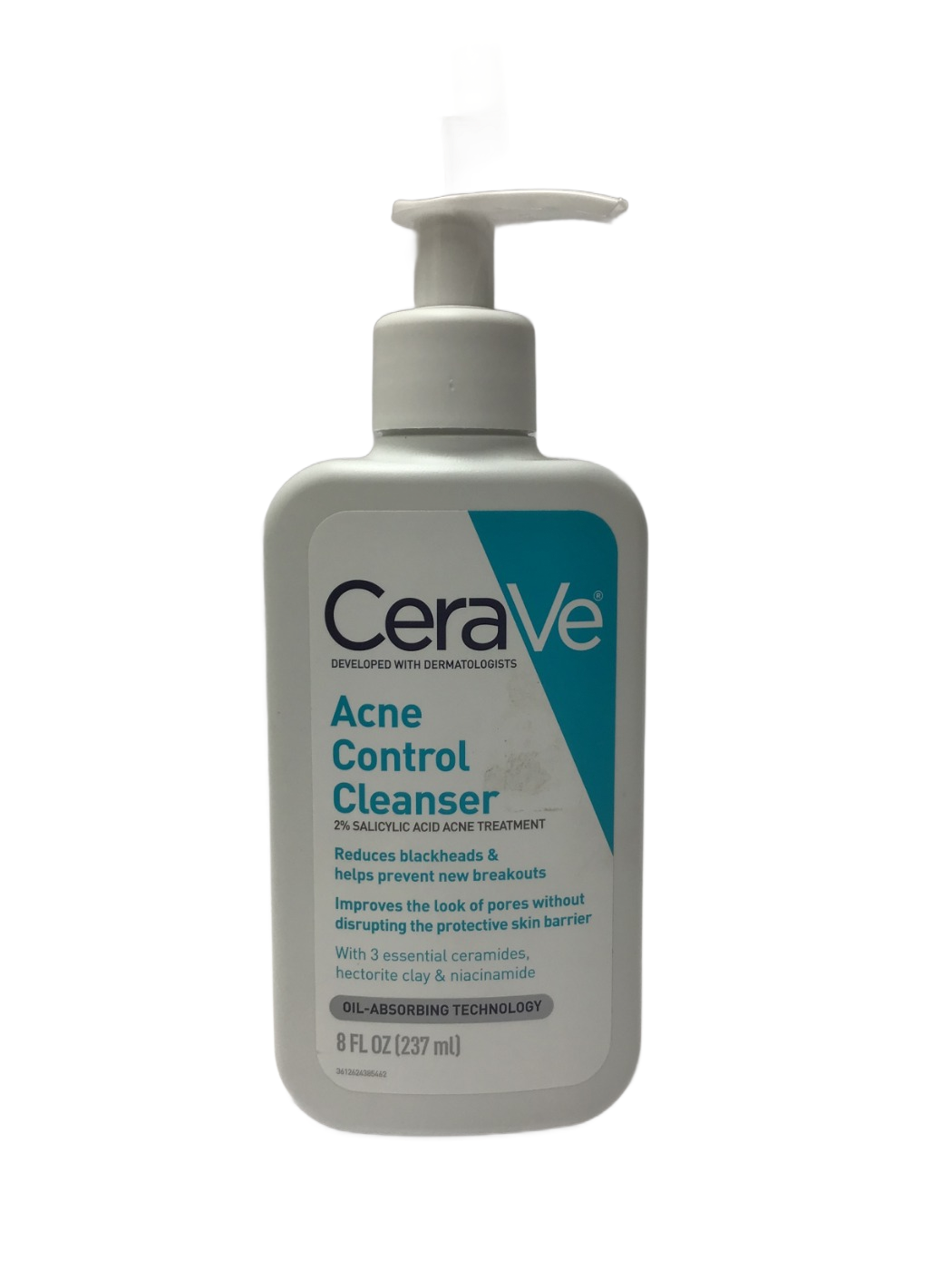 CeraVe CeraVe Acne Control Cleanser 2% Salicylic Acid Acne Treatment, 8 fl oz
