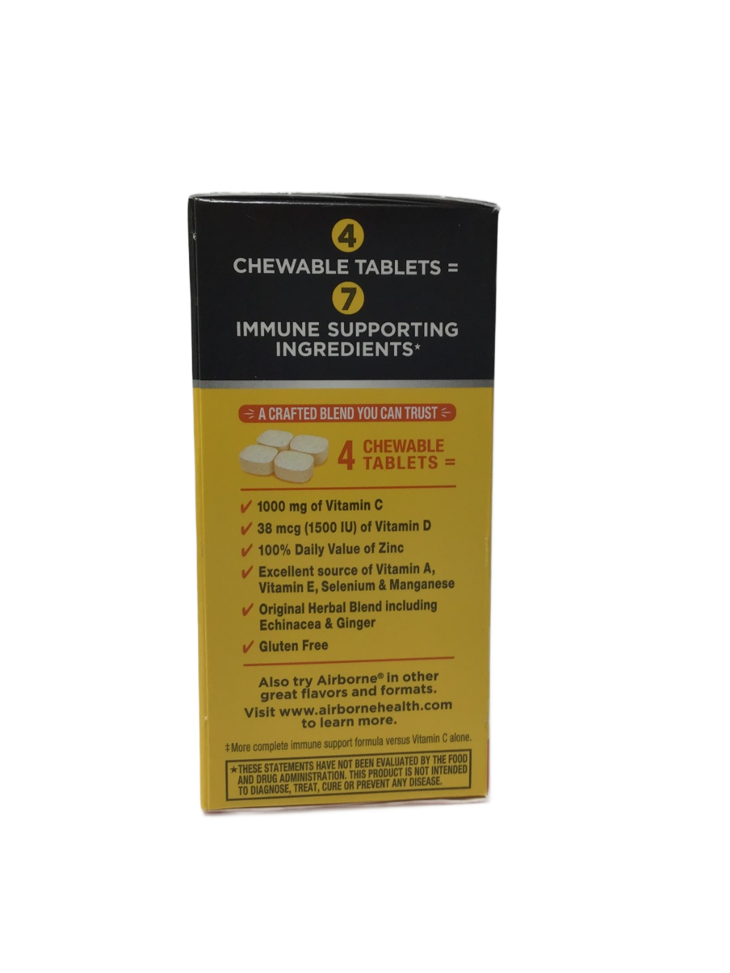 Airborne Airborne Citrus Vitamin C 1000 mg Chewable Tablets, 32 ct, photo 4