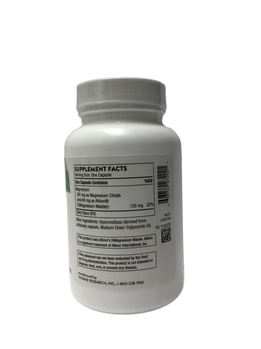 Thorne Thorne Magnesium CitraMate™, 90 ct, photo 2