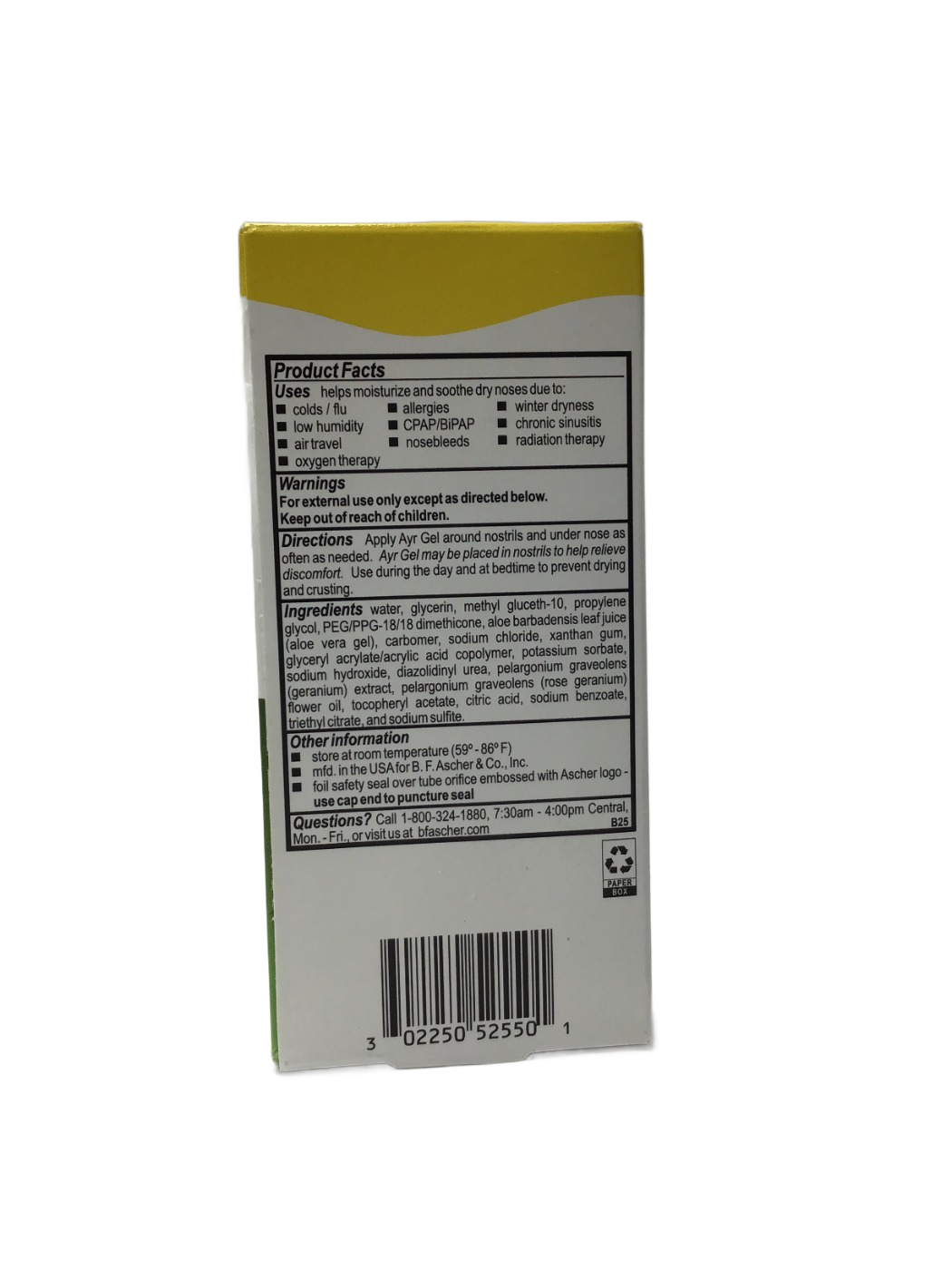 Ayr Ayr Saline Nasal Gel with Soothing Aloe, 1 oz, photo 2