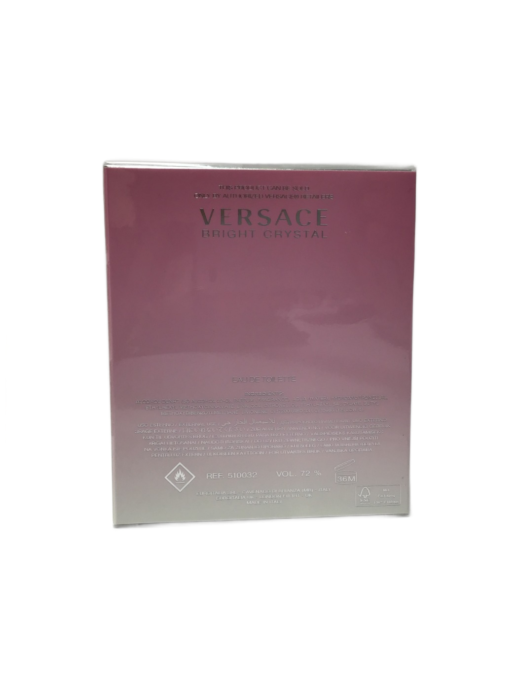 Versace Versace Bright Crystal Eau de Toilette Natural Spray, 3 fl oz, photo 2