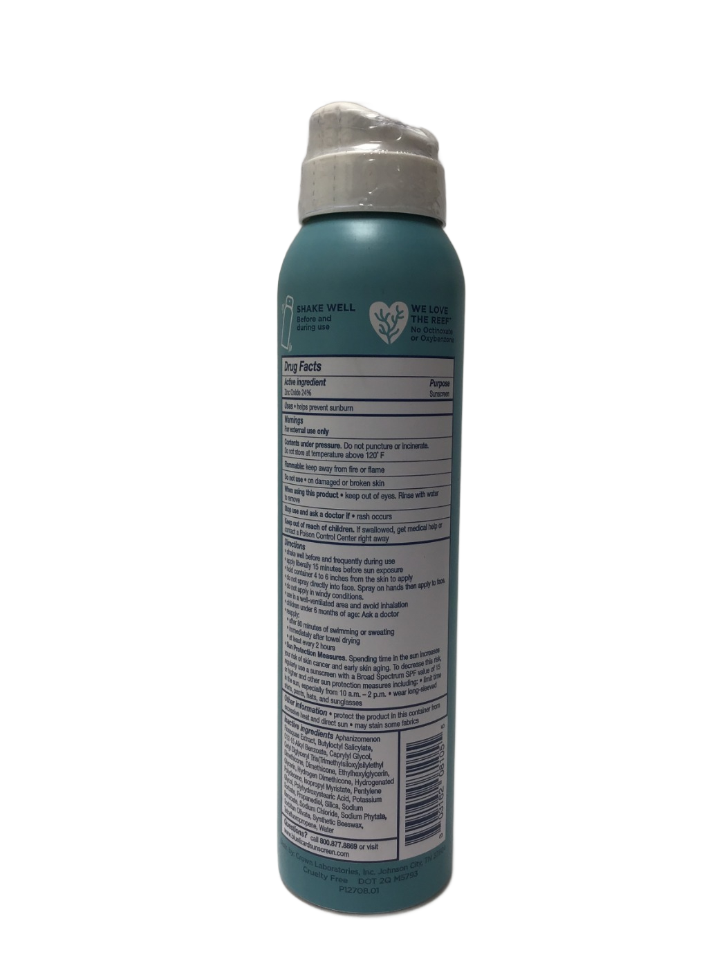 Blue Lizard Australian Sunscreen Blue Lizard Australian Sunscreen Kids Mineral Sunscreen Spray SPF 50 with Antioxidant-Rich Blue Algae, 5 oz
