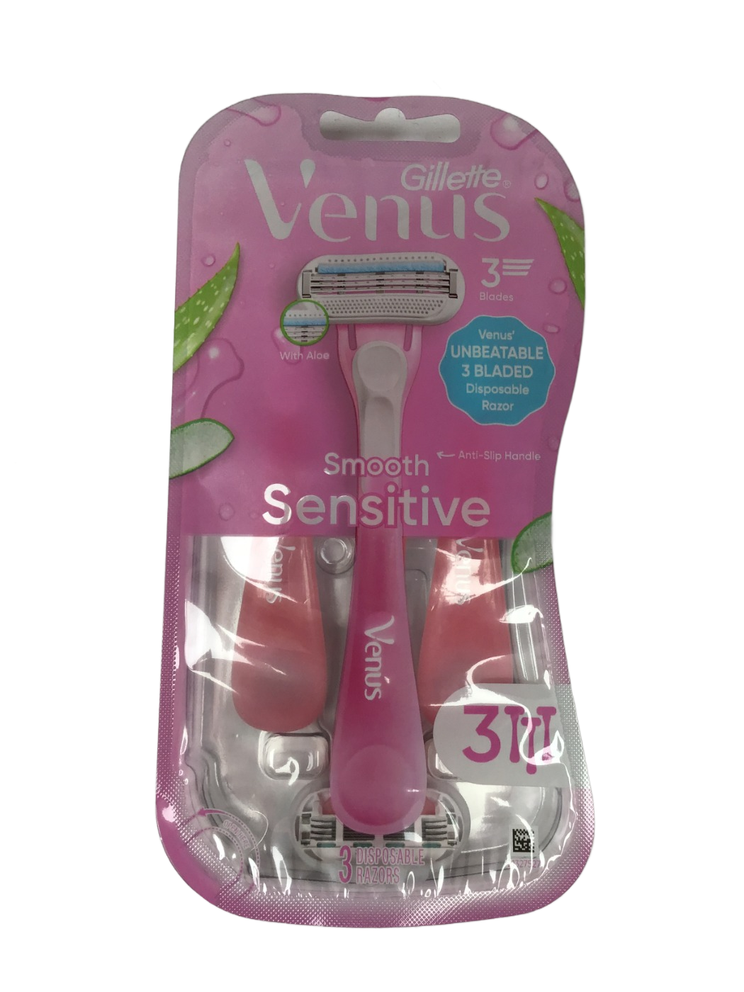 Gillette Gillette Venus Smooth Sensitive Disposable Razors, 3 ct