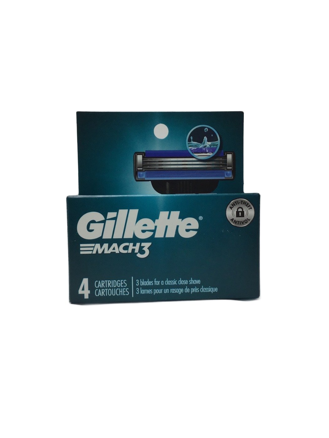 Gillette Gillette Mach3, replacement cartridges, pack of 4 pieces, photo 1