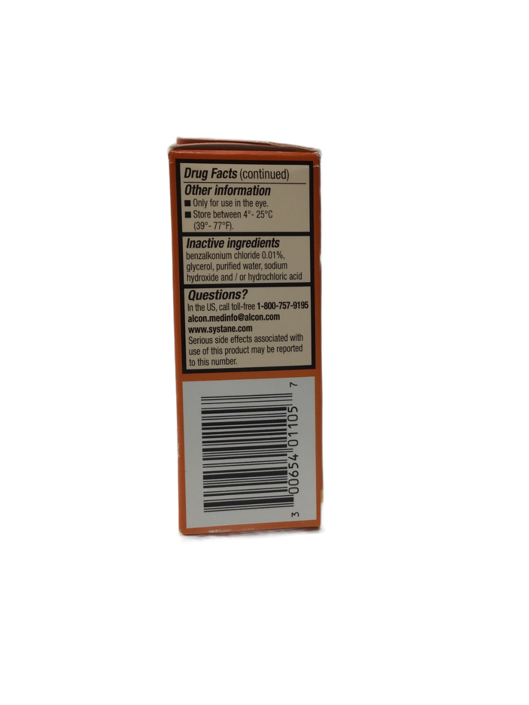 Systane Systane Zaditor Antihistamine Eye Drops Eye Itch Relief, 5 mL, photo 3