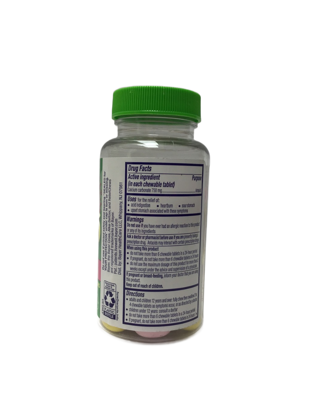 Alka-Seltzer Alka-Seltzer Extra Strength Heartburn ReliefChews Assorted Fruit Flavors, 32 ct, photo 2