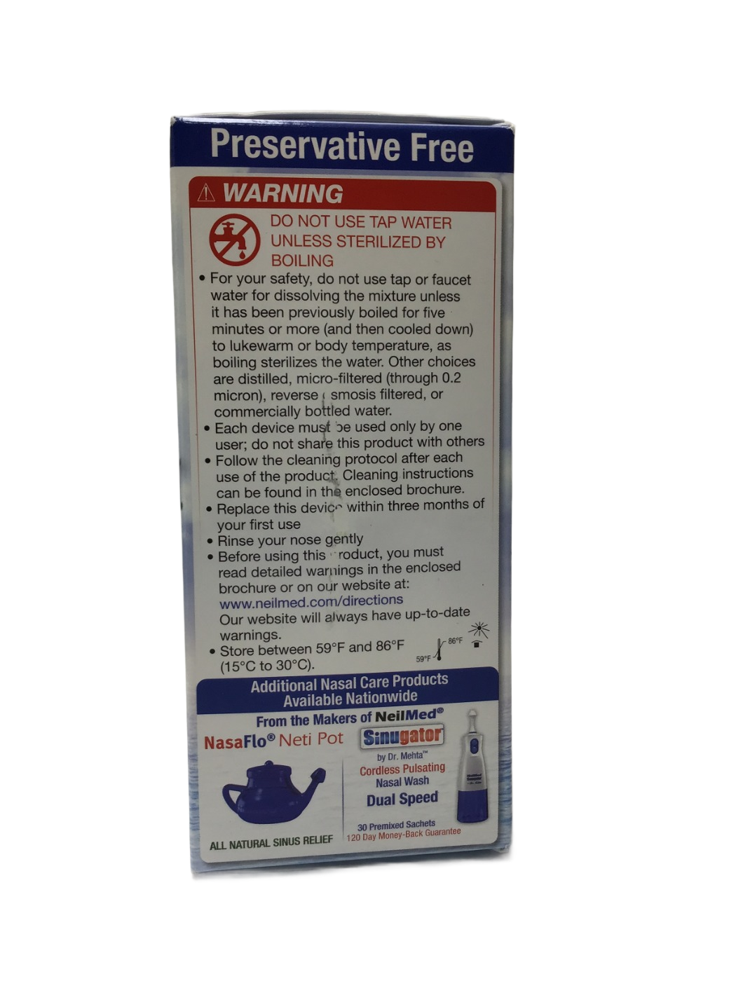 NeilMed NeilMed Sinus Rinse Premixed Packets, 100 ct, photo 2