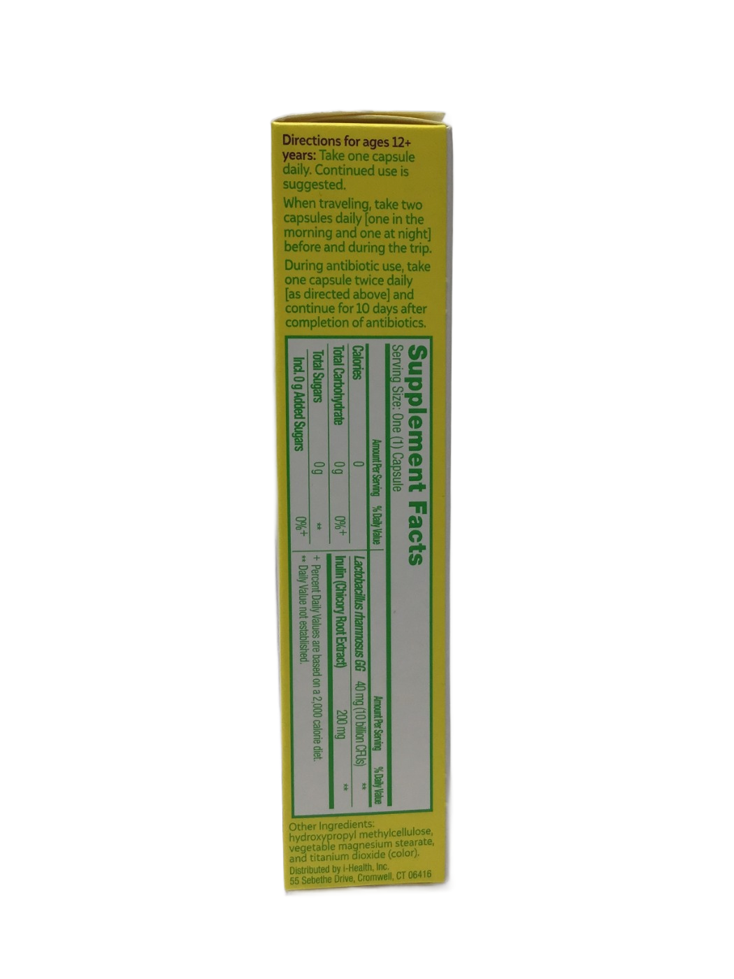 Culturelle Culturelle Digestive Daily Probiotic with Prebiotics 200mg Inulin Vegetarian Capsules, 30 ct, photo 4