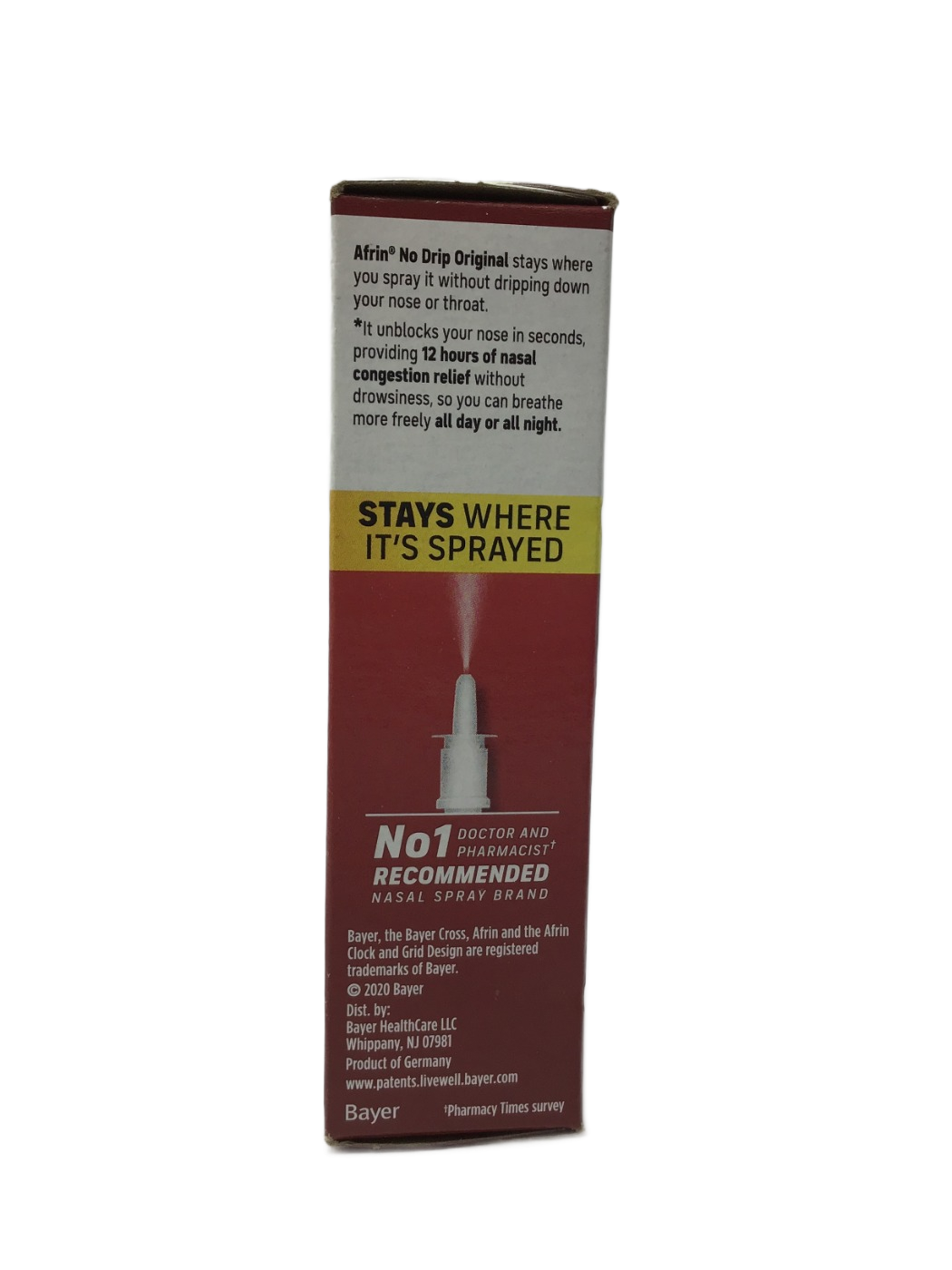 Afrin Afrin No Drip Original Nasal Pump Mist, photo 4