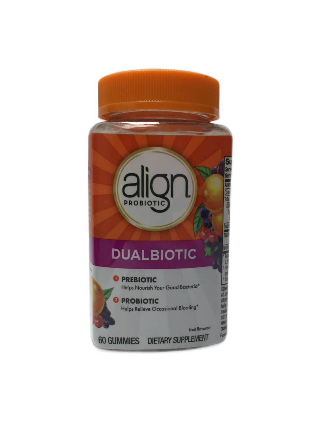 Align Align Probiotic Dualbiotic Fruit Flavored Gummies, 60 ct, photo 1