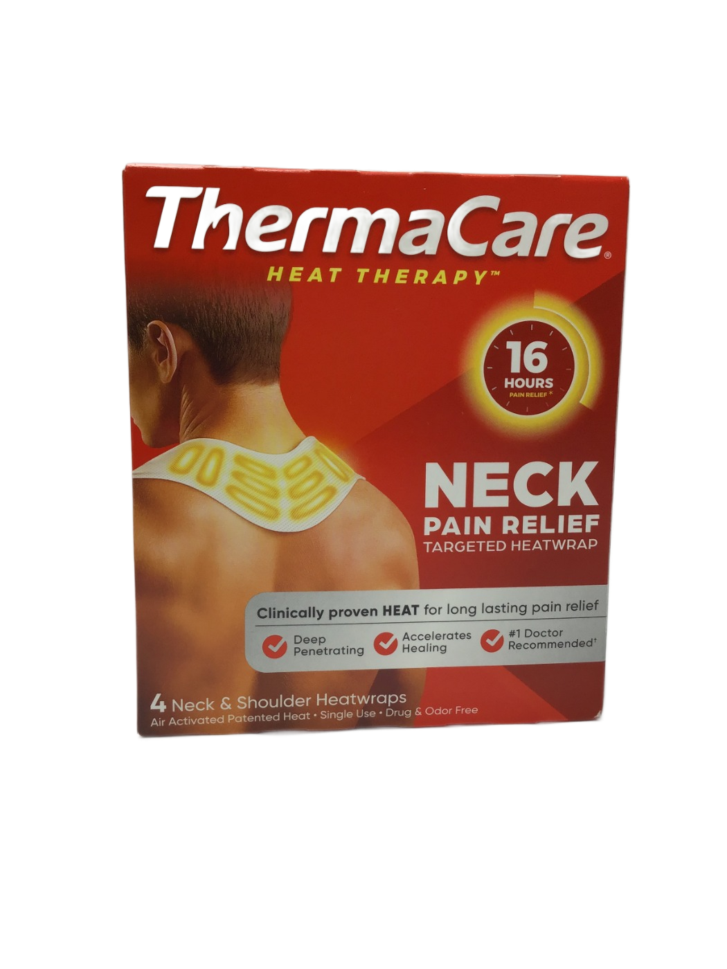 ThermaCare ThermaCare Heat Therapy Neck Pain Relief Targeted Heatwrap, 4 ct