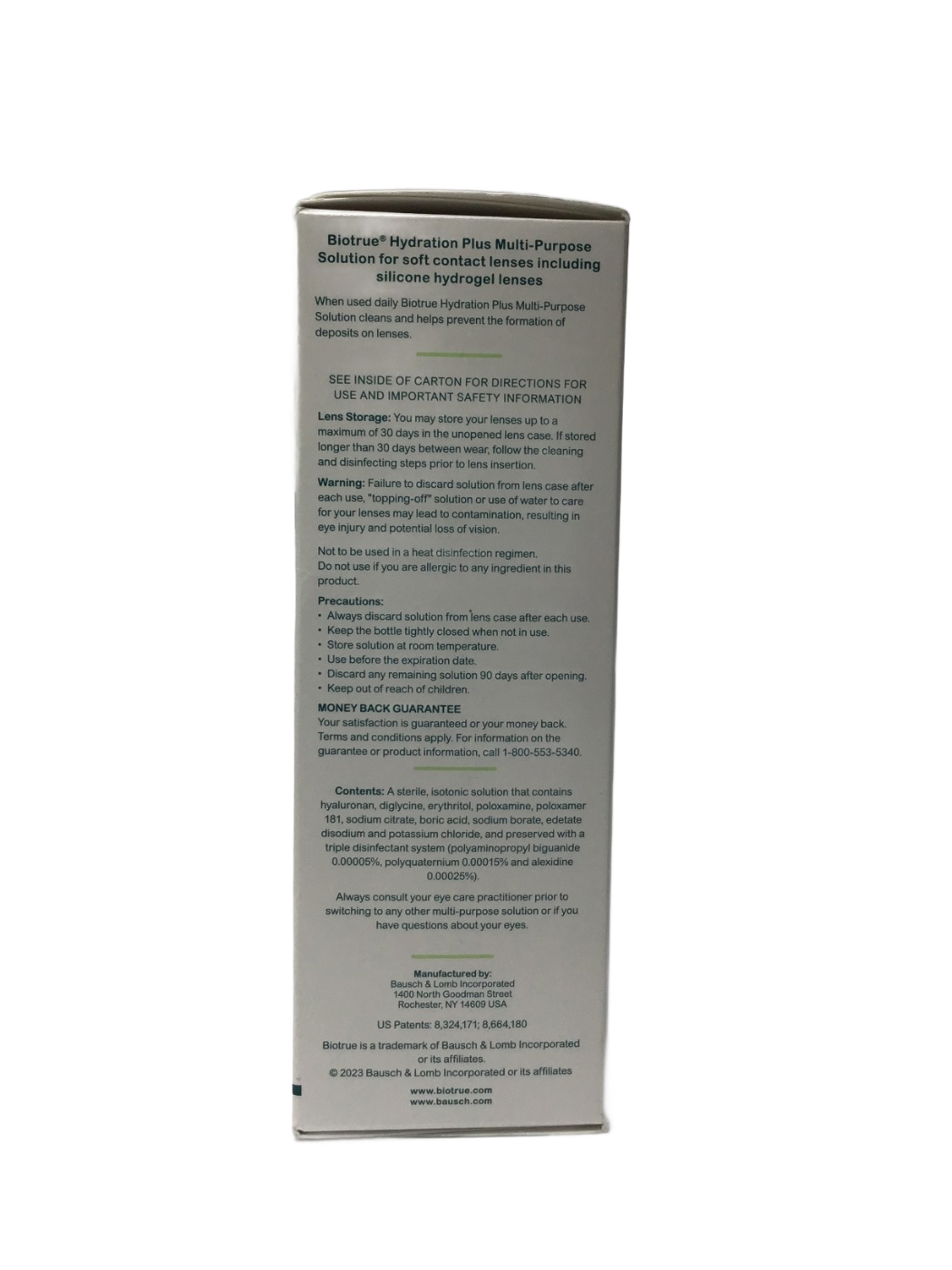 Bausch + Lomb Bausch + Lomb Biotrue Hydration Plus Multi-Purpose Solution, 4 fl oz, photo 4