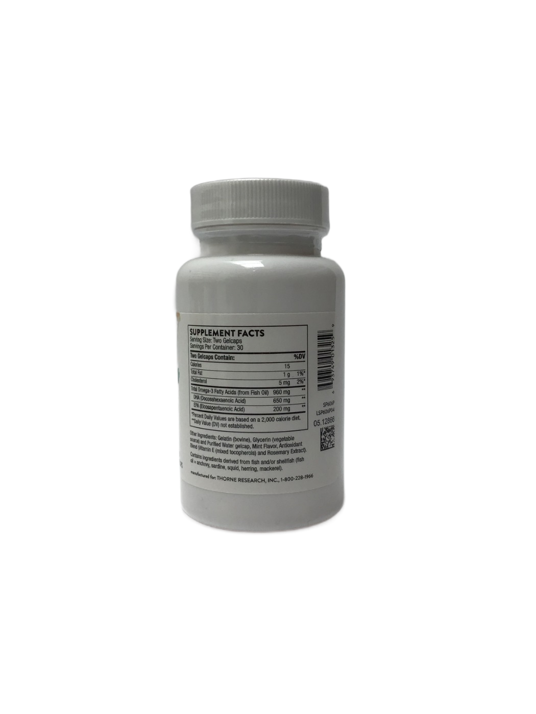 Thorne Thorne Prenatal DHA, 60 ct, photo 3