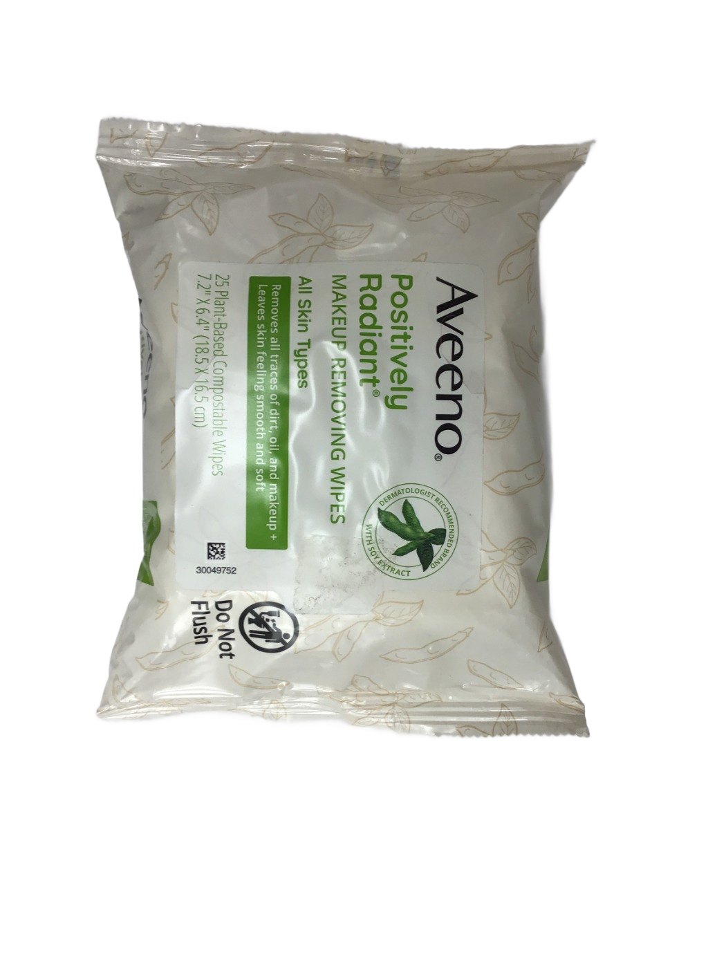 Aveeno Aveeno Positively Radiant Makeup Removing Wipes, All Skin Types, 25 ct