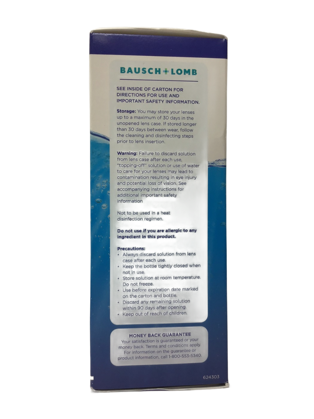 Bausch + Lomb Bausch + Lomb Renu Multi-Purpose Solution Advanced Formula, 12 fl oz, photo 2