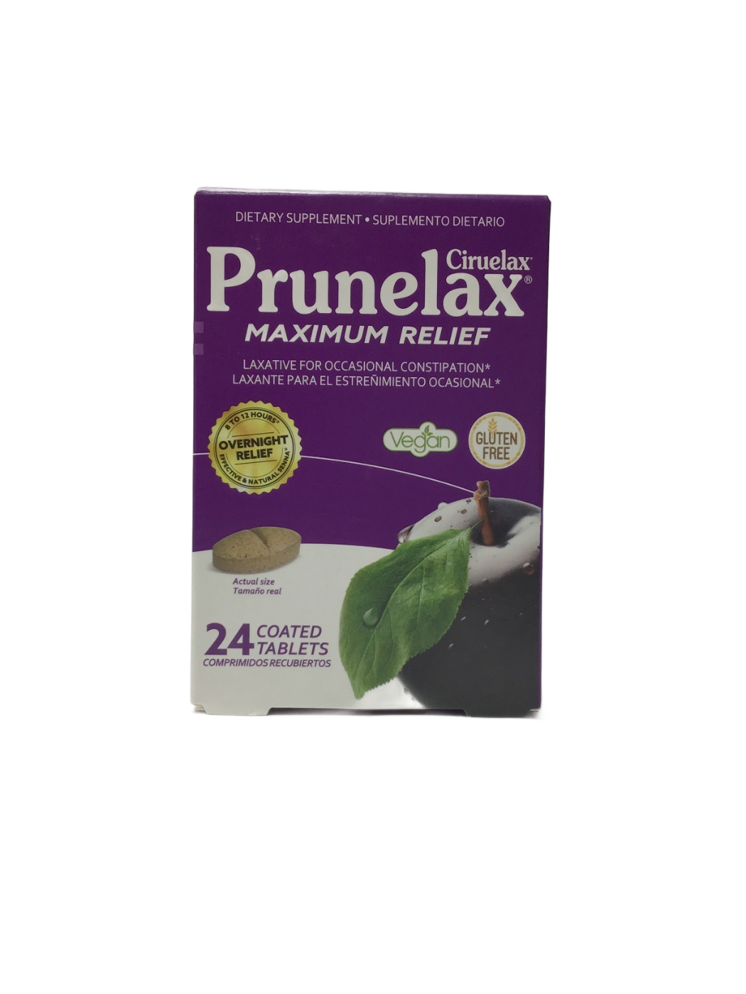Prunelax Prunelax Ciruelax Maximum Relief Coated Tablets, 24 ct, photo 1