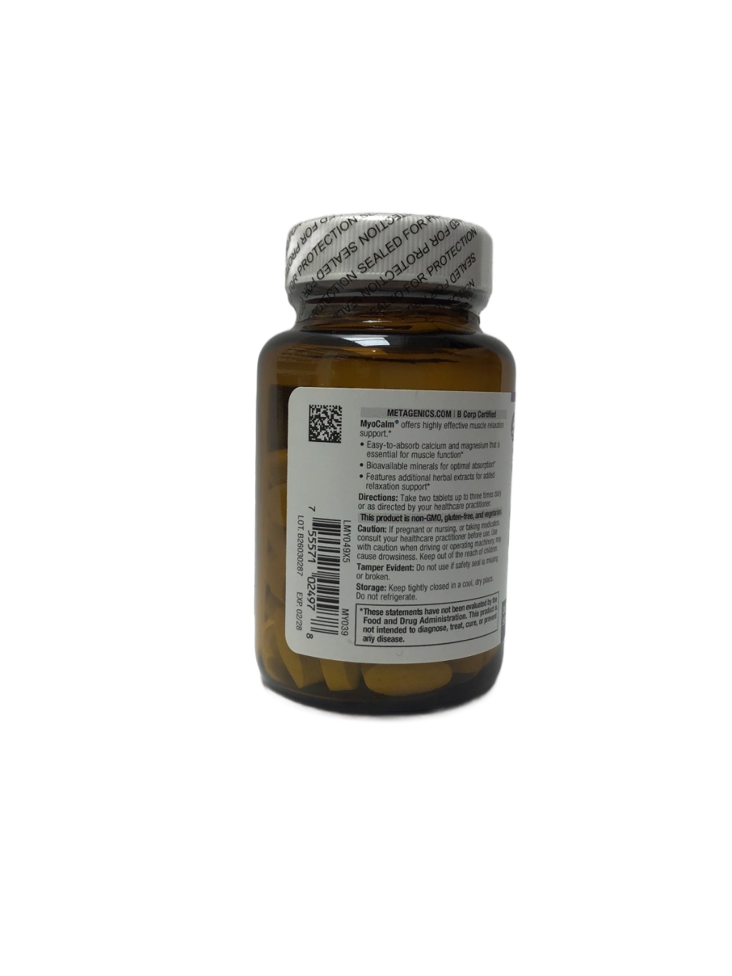 Metagenics Metagenics MyoCalm, 60 ct, photo 3